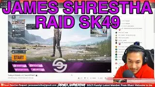 JAMES SHRESTHA RAID SK49 || RAID HIGHLIGHTS 😍 || PUBGM NEPAL - GAURABYT ||