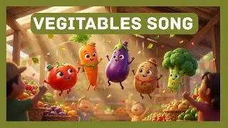 Vegetable song | kids rhymes | learning songs for kids