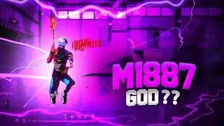 Costom 1 vs 1 M1887 ✅️🗿 OverPower Aqua Burst Skin Only Headshot Gameplay - Garena Free