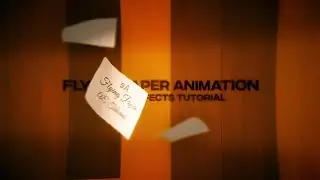 Create Realistic Flying Paper Animation in After Effects | Motion Breakdown
