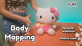 ASMR| FIRST 2024 video - Body examen on Mrs. Hello kitty - Body mapping and Bonus