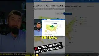 ❌ AUTO LOAN RATES ARE OUT OF CONTROL 🙃 #shorts