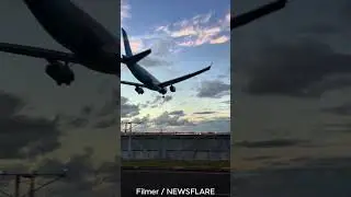 They took the airport bus and got the best view in the world