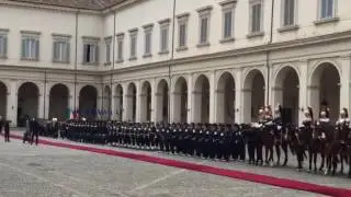 Singapore's national flag raised as the national anthem is played