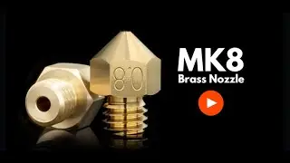 Brass MK8 nozzle