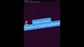 Learn Linux Commands in 60 seconds! | sudo apt search and sudo apt install #shorts