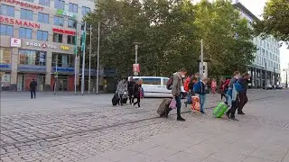 Walking in Magdeburg from  Hauptbahnhof&nbsp;To City Center Magdeburg - 4K