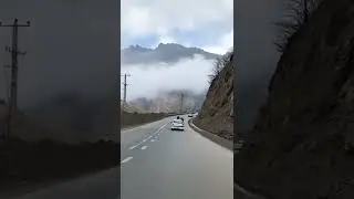 The route from Siah Bishe to Chalous, Iran, April 22, 2022