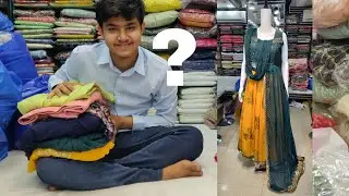 best new Fancy dress collection ,crop top styles new designer boluse indo western design