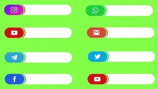 Trending Lower Thirds Animation Black Screen Video | Trending Lower Thirds Animation | Lower Thirds