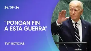 Joe Biden se despidió de la ONU