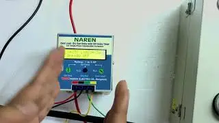 Naren Overload Dry Run Relay with OFF Delay Timer for Single Phase Sub Pumps (English Version)