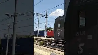 Corsa parallela tra TSR e treno merci a Pioltello Limito