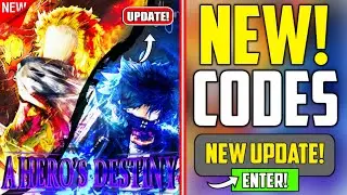 ⚠️ALL NEW!⚠️A HERO'S DESTINY ROBLOX CODES 2023 - A HERO'S DESTINY CODES 2023