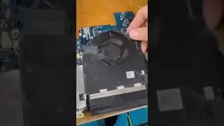 Alienware laptop dirty fan #dirty #laptoprepair #alienware