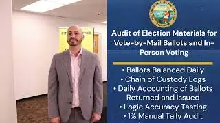 Auditing and Retention of Election Materials