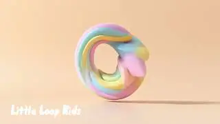 Pastel Slime Loop 🌈✨ | Satisfying Kids Short