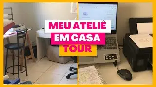 TOUR: Meu ateliê de papelaria em casa