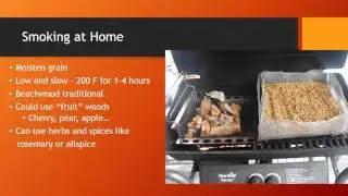 Smoked malt making and using