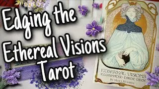 💜Edging the Ethereal Visions Tarot in Lilac💜 | Deck Modifications | Deck Edging