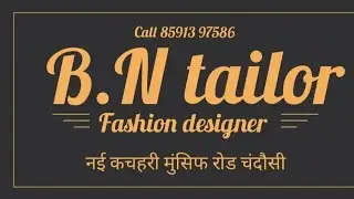 #B.N tailor fashion designer