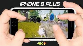 IPHONE 8 PLUS HANDCAM IN 2025 🔥/Smooth+Extreme PUBG Gaming Test😍/ NEW IOS 18.5 Livik Gameplay!