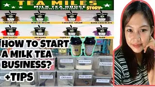 TEA MILES MILKTEA HOUSE STORY | HOW TO START HOMEBASED MILKTEA BUSINESS + TIPS | Andrea Salandanan