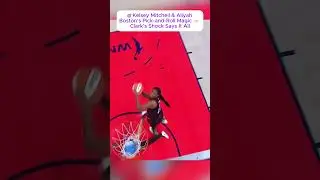 💎Mitchell Drops a Dime, Boston Brings the Power, Pick-and-Roll Perfection!🏀#basketball #wnba #shorts