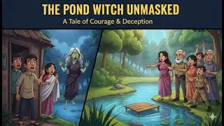 The Pond Witch Unmasked | Moral Story in English