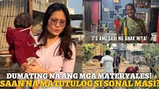DUMATING NA ANG MGA MATERYALES! SAAN NA MATUTULOG SI SONAL MASI! ITO ANG SABI NG ANAK NIYA 