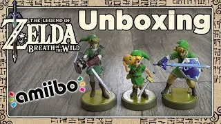 THE LEGEND OF ZELDA Link amiibo (Majoras Mask, Twilight Princess & Skyward Sword) UNBOXING IN 4K