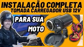 Como Instalar Tomada Carregador USB 12V na Sua Moto em Menos de 20 Minutos!