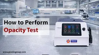 How to Perform Opacity Test in Spectrophotometer | Film & Packaging Material Clarity Check #presto