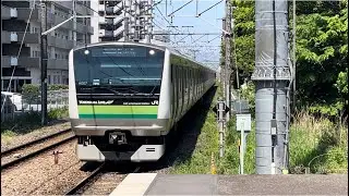 【入線シーン】横浜線E233系6000番台H007編成各駅停車桜木町行き相模原駅入線シーン