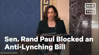 Rand Paul Shuts Down Booker and Harris' Anti-Lynching Bill | NowThis