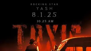TOXIC First Drop-Rocking Star Yash | Yash New look | KVN Productions | Walking Style | Hair Style