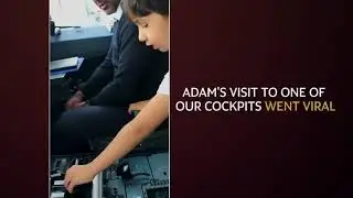 5 year old genius boy becomes a eithad pilot for 1 day