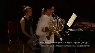 Hindemith Horn Sonata in Eb - 3 Sehr Langsam - Alexandre Collard - Prague Spring IMC