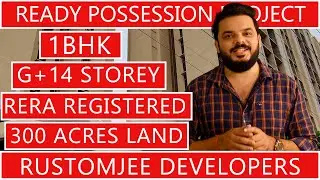 1BHK | FLAT | VIRAR | VASAI | CLUB ONE | RUSTOMJEE DEVELOPERS | RUSTOMJEE AVENUE | L1, L2, L3 |