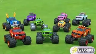 🚚 Ten Little Monster Trucks | Fun Toddler Song & Nursery Rhyme for Kids 🚚16