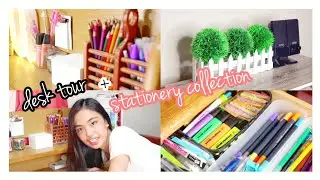Study Desk Tour (2019) + Stationery Collection narin HAHAHA |Philippines || Queenie Dy