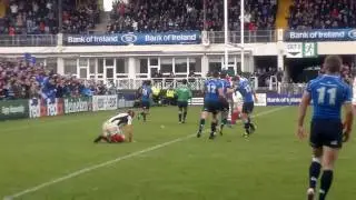 Isa Nacewa Try, Leinster Vs. Saracens, Heineken Cup 2011.