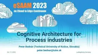 Cognitive Architecture for Process industries