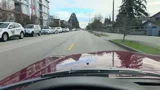 1989 Mercedes 560SL Driving Short Distance