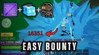 Bounty Hunting With ICE Fruit In Blox Fruit(Insane One Shot)
