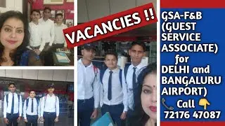 START YOUR CAREER IN AIRPORT F&B JOBS...DELHI & BANGALURU AIRPORT.CALL: 72176 47087