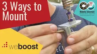 3-Ways to Mount: Using the weBoost 3-Way Antenna Mounting Bracket (901104)