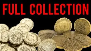 My Full Collection of Brass Threepences and Round Pound Coins