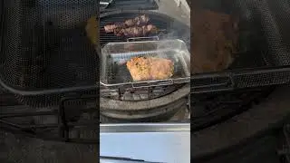Salmon in Pampered Chef's Modular Grill Pan