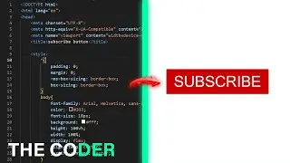 HOW TO CODE YOUTUBE SUBSCRIBE BUTTON ▶️